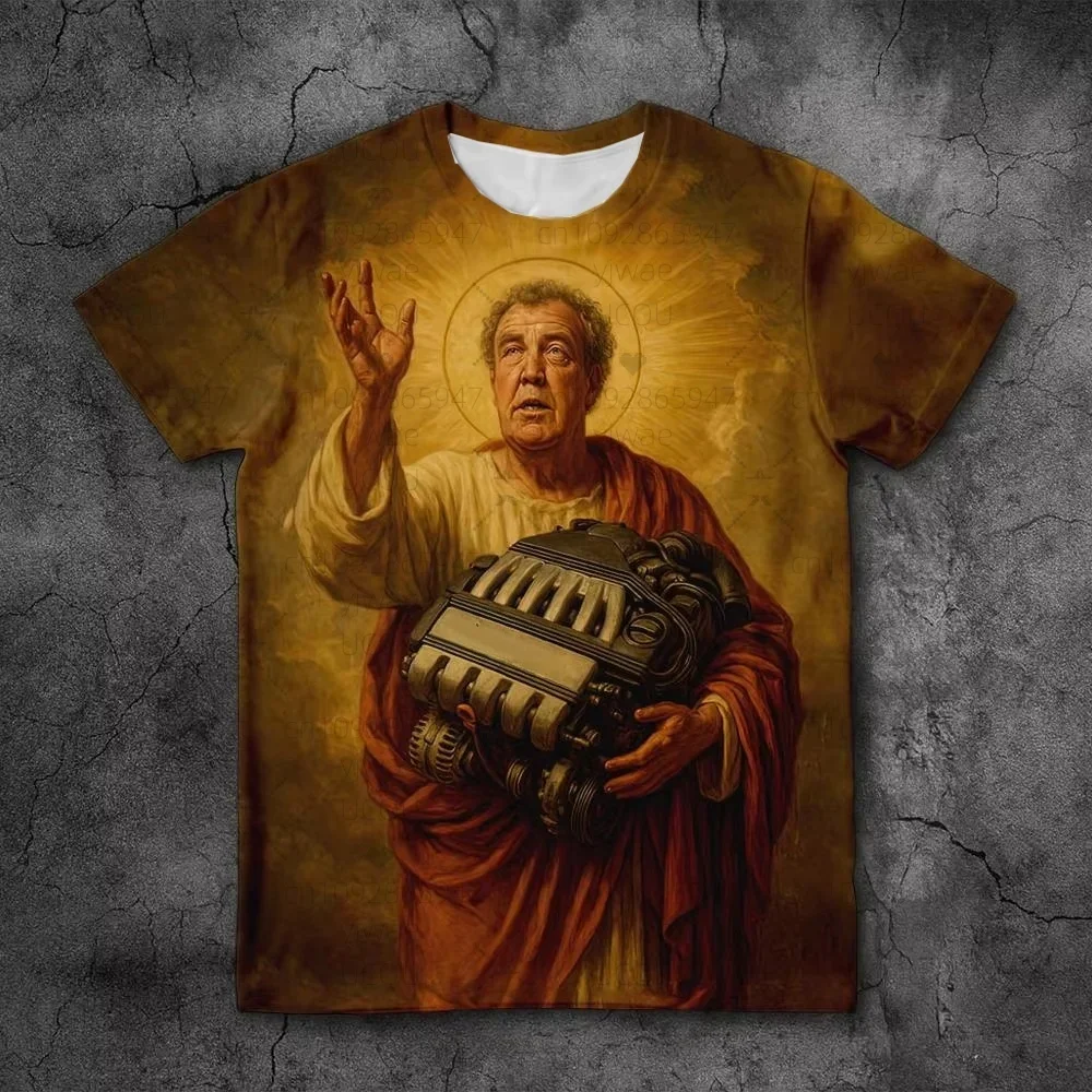 Jeremy Clarkson Protect Us From Electric Motors Merch Fans T-Shirt Top Gear Lustige Meme-Grafik-T-Shirts Unisex Lässige, lockere T-Shirts