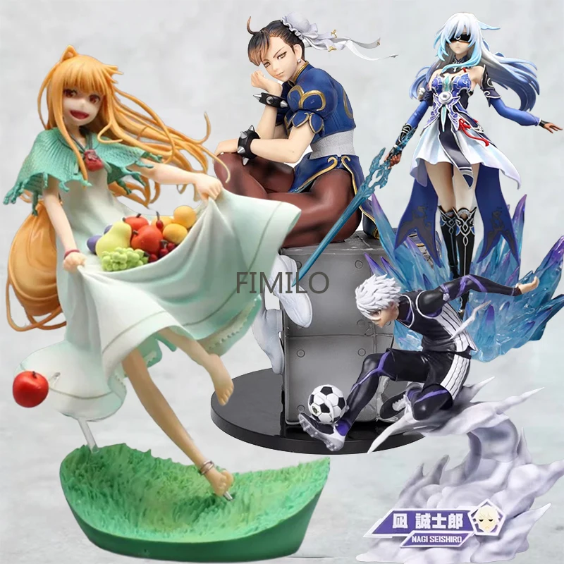 Figurka Chunli Anime Jing Liu Honkai Star Rail Figurka Blue Lock Nagi Seishirou Figurki Spice and Wolf Holo Figurki Zabawki