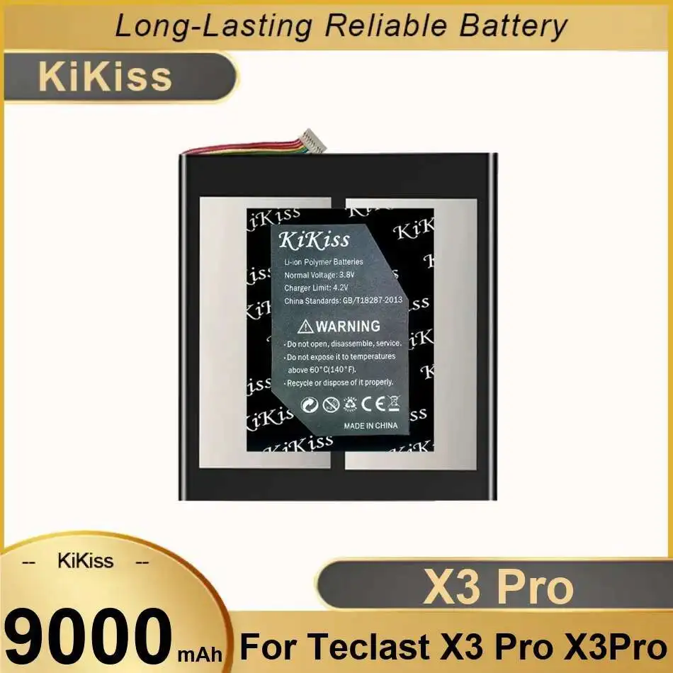 

For Teclast X3 Pro X3pro Tablet Battery Long Lasting 9000Mah
