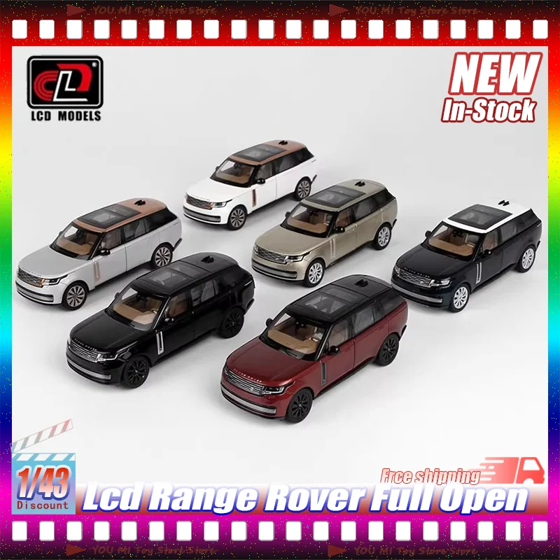 

New In Stock Lcd 1:43 Range Rover Full Open Simulation Alloy Miniature Die-Casting Car Model Customized Kids Toys Gifts Ornament