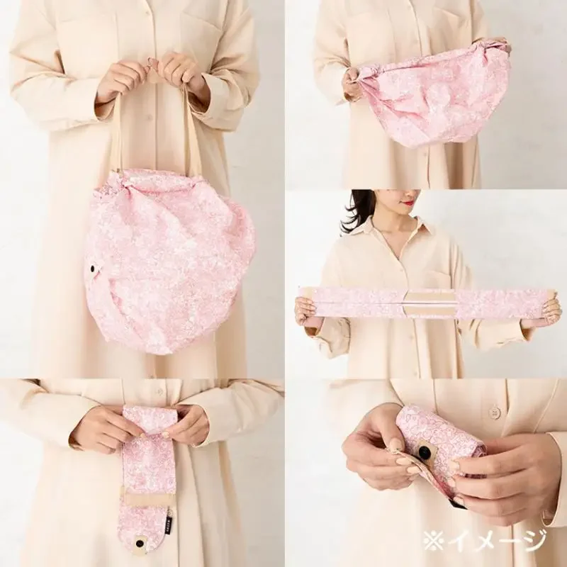 

Hello Kittys Crossbody Bag Portable Shopping Bags Foldable Cartoon Storage Bags for Woman Sanrios Water Proof Large Capacity