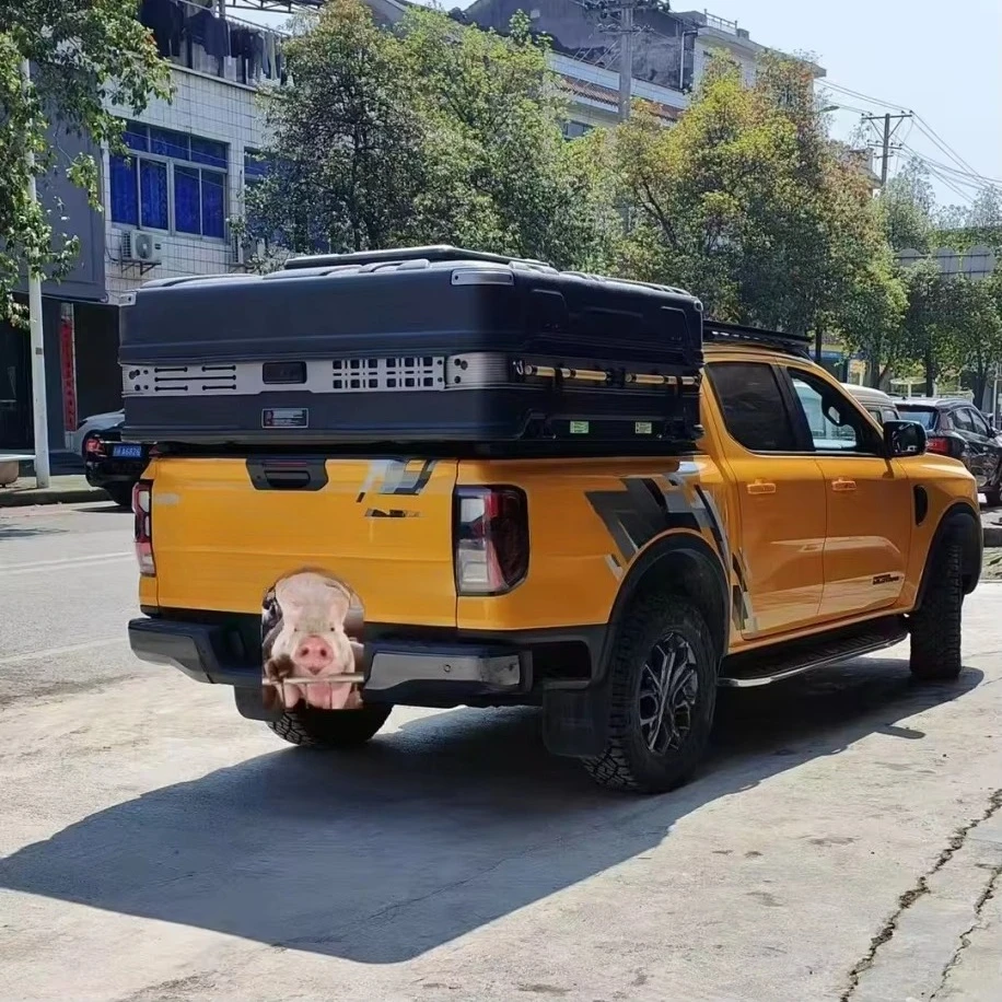 Professional Grade High Strength Impact Resistant Aluminum Alloy Rooftop Tent Quick Automatic Opening One Bedroom Mountain