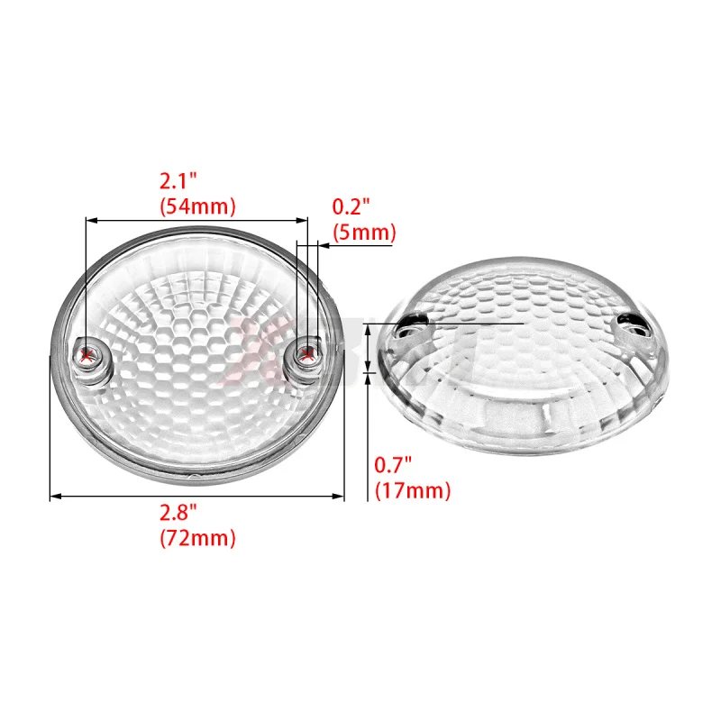 Nova Capa da Lente do Indicador de Seta para Suzuki Intruder 1500 VL1500 1400 VS1400GL Marauder 800 VZ800 Boulevard Cruisers