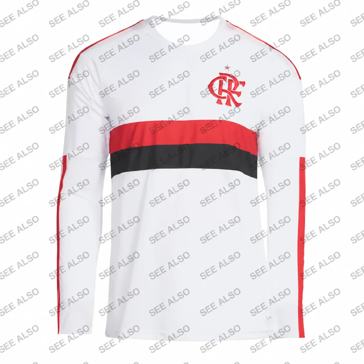 26/27 New Men Women Flamengo RJ Fan Long Sleeve Football Jersey Breathable Top Brazil Soccer Club Sport Supporter Long Tee