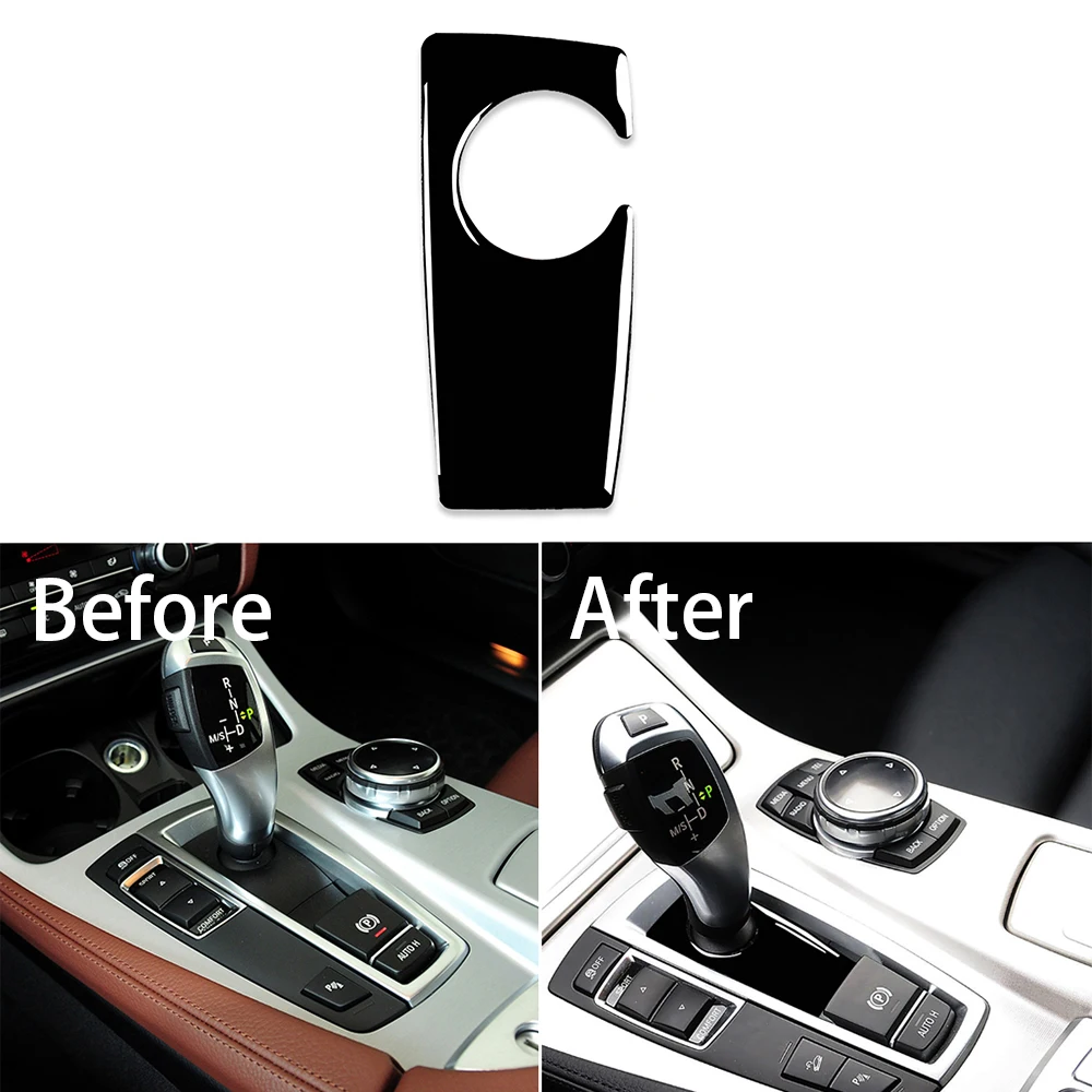 Gear Shift Panel Decoration Cover Trim Sticker for BMW F07 F10 F25 F26/ 5 Series GT X3 X4 2009-2016 Car Accessories ABS