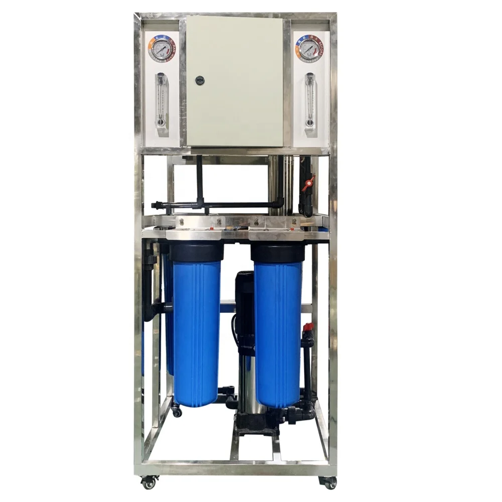 

Simple assembly plate 0.25 tons/hour reverse osmosis water treatment machine