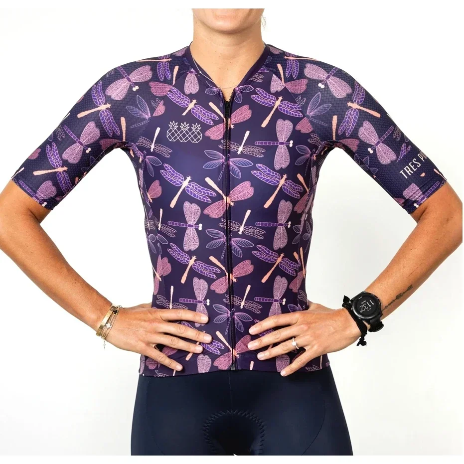 Tres Pinas Top Ladies Shirt Cycling Wear Ciclismo Mtb Ropa Maillot Cycling Summer Short Aero Sleeved Shorts Outdoor Team Uniform view 3