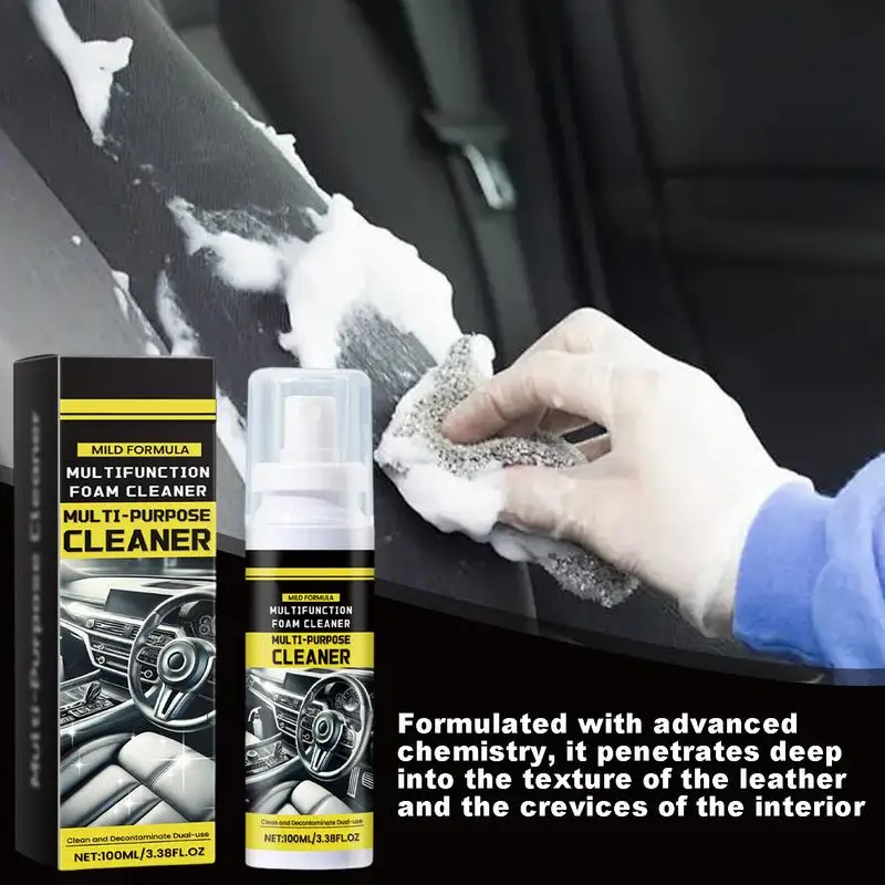 

Car Interior Cleaner Vehicle Cleaning Supplies Car Total Interior Cleaner Agent Ceiling Cleaner Leather Multipurpose For Fabric