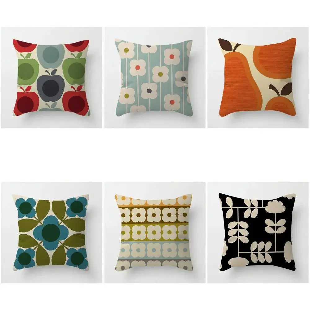 Klassische Marken-Kissenhülle von O-o-orla Kiely für Schlafzimmer und Wohnzimmer, dekorative Kissenhülle für Sofa