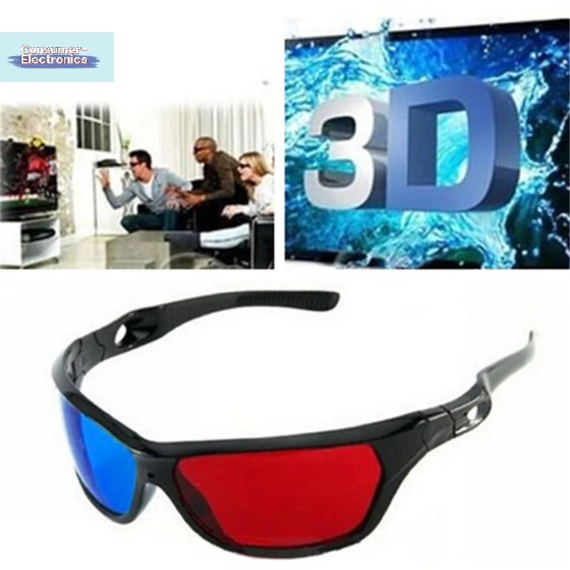 Aliexpress 【3D Glasses Red Blue Black Frame For Dimensional Anaglyph TV Movie DVD Game】 - Aliexpress Deal