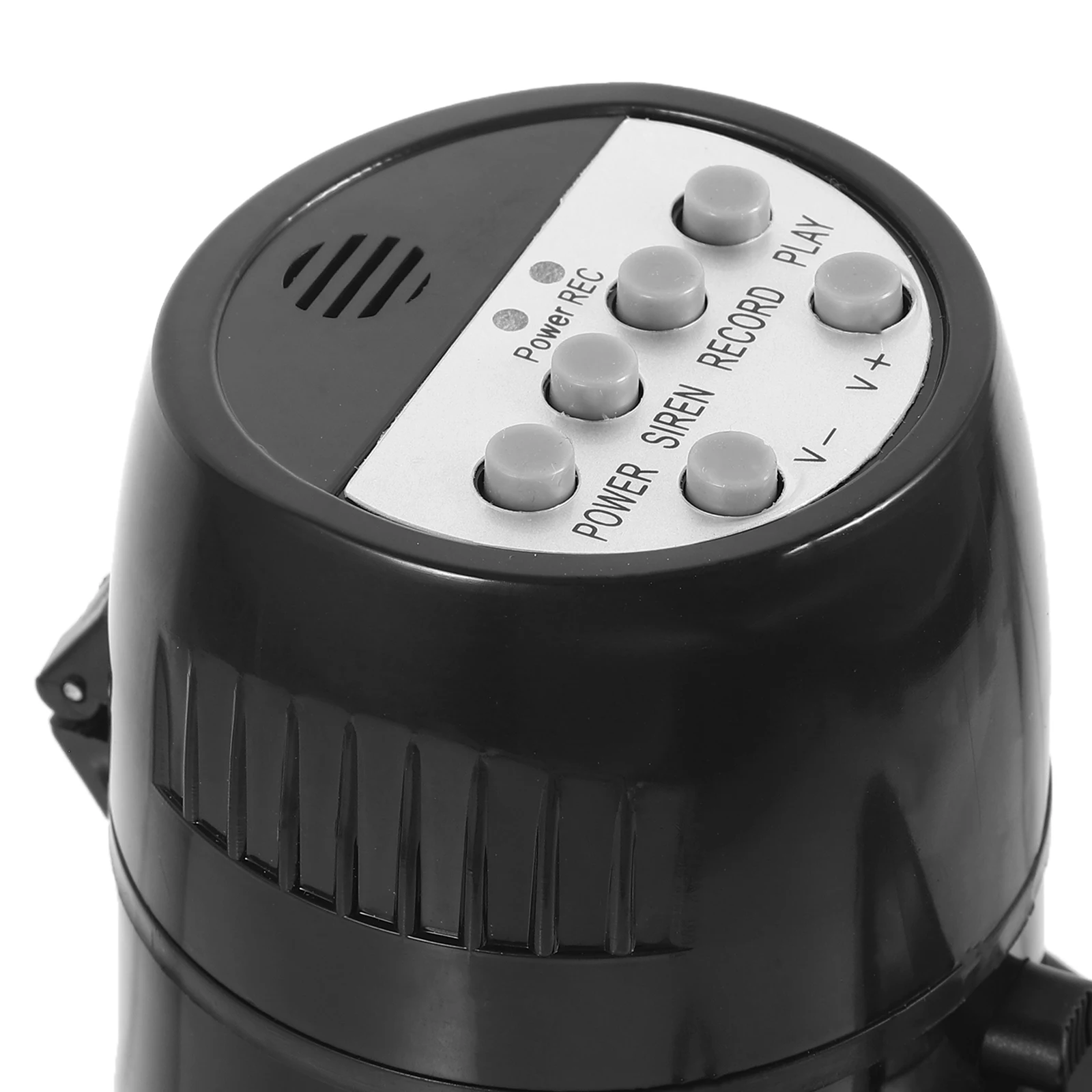 

25W Handheld Megaphone Speaker Black 240s Recording Portable Bullhorn 4 AA Batteries Sports Cheering Flood Control Security