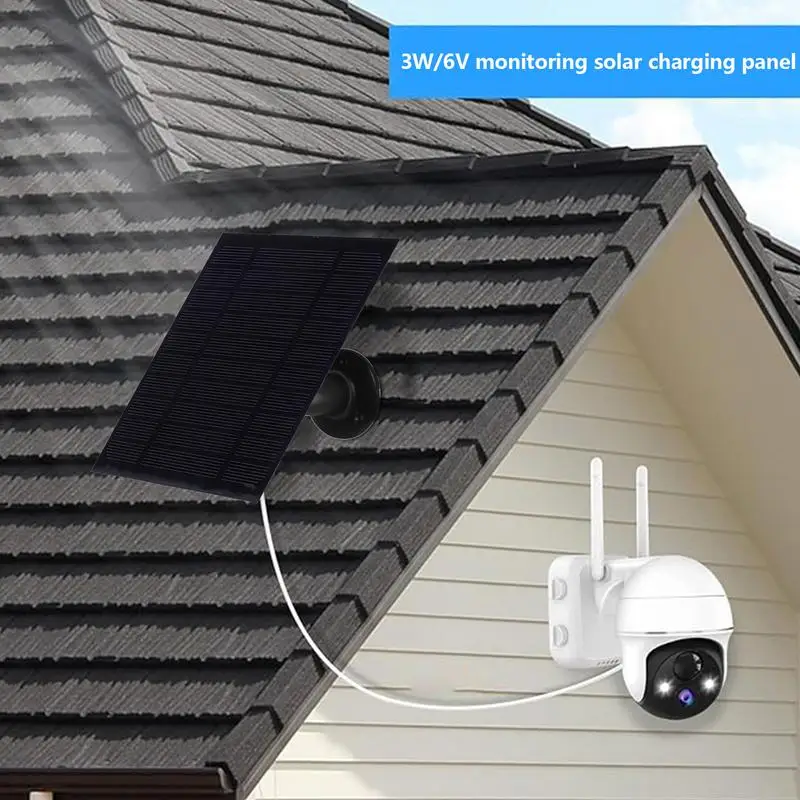 Солнечная панель камеры, солнечное зарядное устройство USB, многофункциональная солнечная зарядная панель, практичное зарядное устройство для солнечной панели типа C, 6 Вт, солнечная панель для