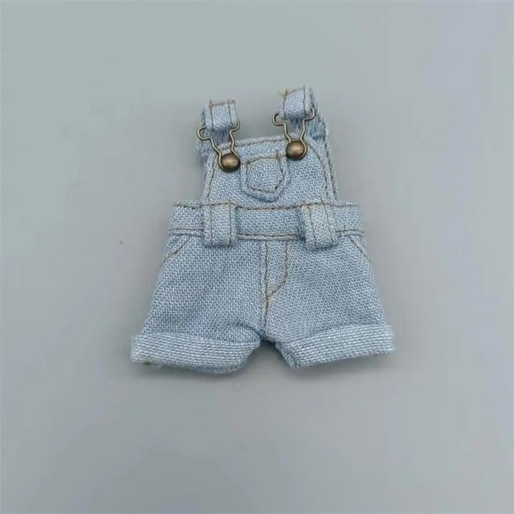 Casual Wears OB11 Denim Pants Playing House Trousers Doll Clothes Overalls Dress Up Cotton Doll Jeans Pants Girls Toy