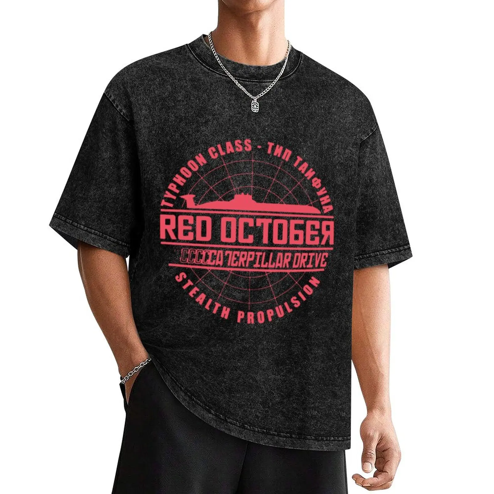 

The Hunt For Red October Movie Themed Retro Hunt T-Shirt summer tops plus size clothes graphic t shirt vintage tshirts for men