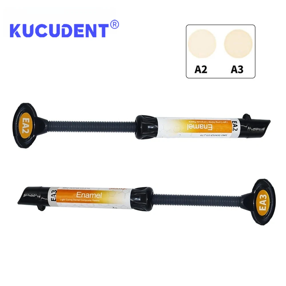 4g/シリンジ DENTEX エナメルレジン - 前歯修復用光重合型コンポジット、ナノハイブリッド充填材 (A2/A3)