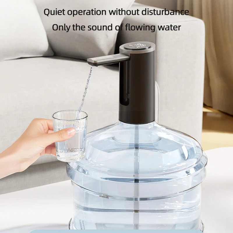 مضخة توزيع المياه المحمولة مضخة توزيع المياه الكهربائية تصميم متكامل قابل للطي مع مؤقت 4 سرعات مضخة مياه شحن USB