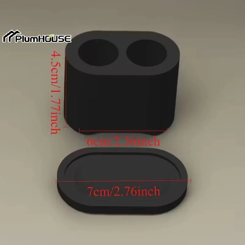 1Pcs Plastic Bathroom Countertop Organizer Electric Toothbrush Head Mini Storage Box Electric Toothbrush Head Holder