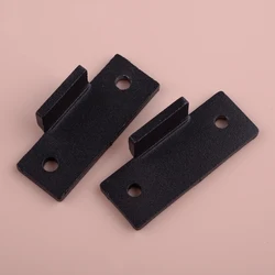 1 Pair Black Turntable Dust Cover Repair Tabs Hinge Kit Aluminum Alloy Fit for Technics SL-D1 D2 D3 B1 Q2 Q200 3200 3100 220