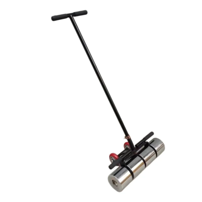 30KG Hand Push Stainless Steel PVC Floor Roller Heavy Duty Vinyl Floor Compaction Rolling Tool for Construction