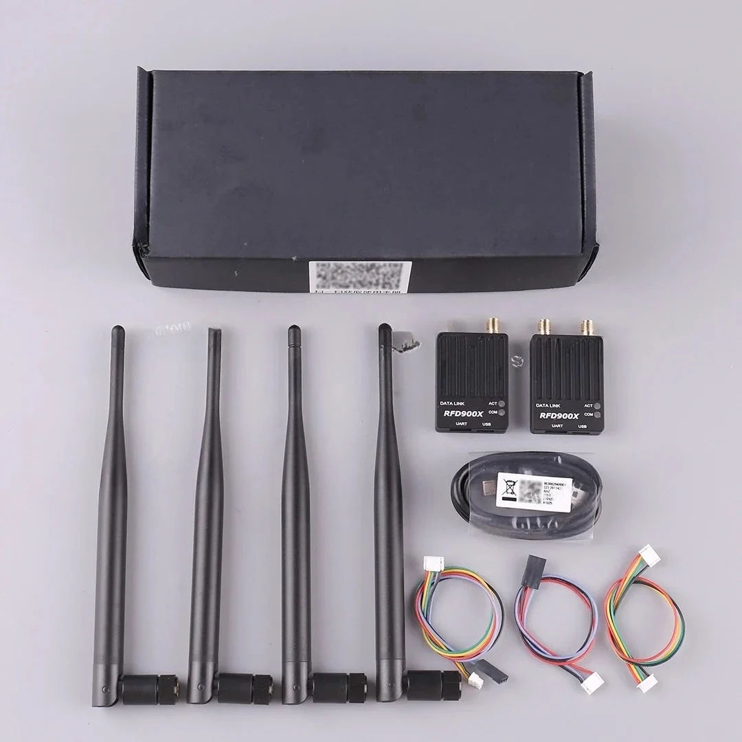Metal RFD900X drone data radio, support PPM and SBUS remote control signal forwarding