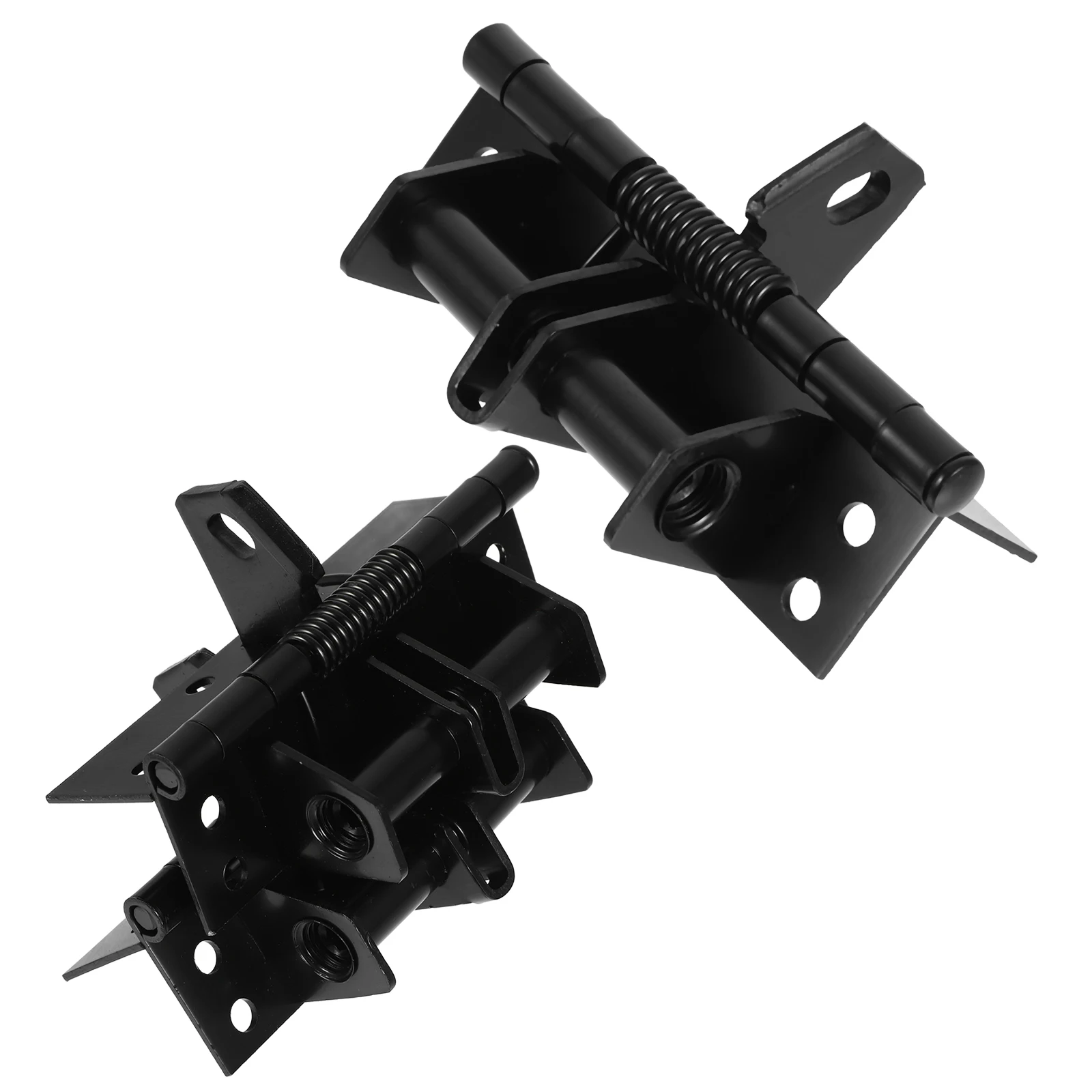 

1 Set Soft Closing Garage Hardware Screen Self Closing Gate Heavy Duty Spring Loaded Closer Exterior Steel Outdoor Automatic