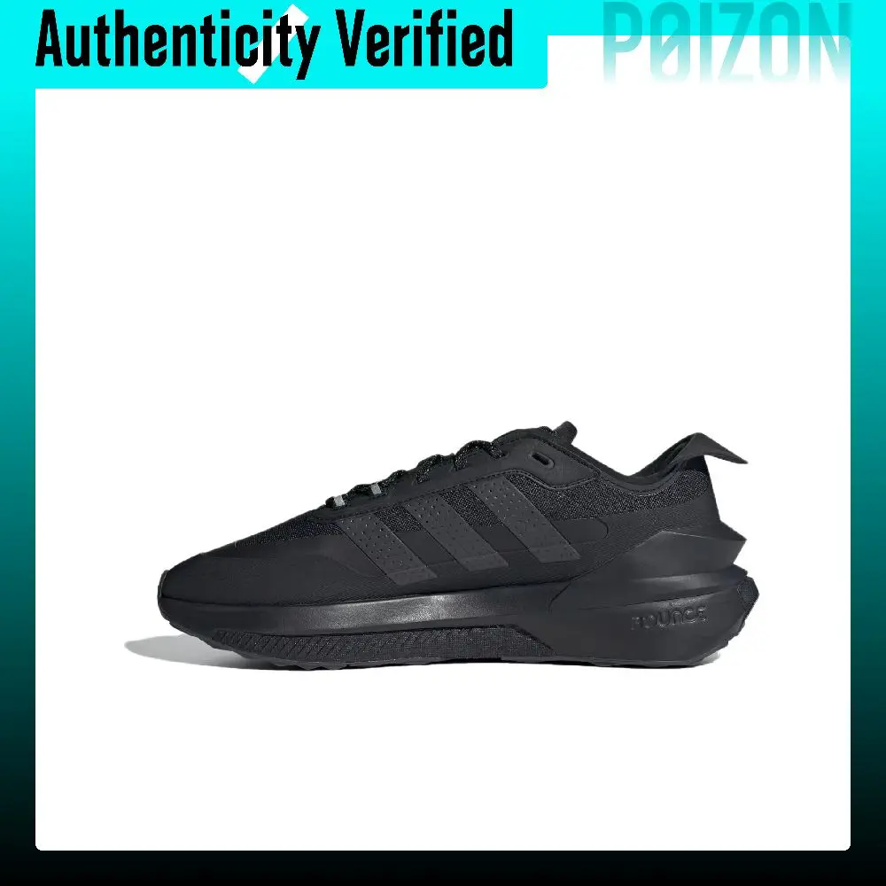 Adidas Avryn Comfortable Fabric Cushioning, Wear Resistant Low top Casual Training Running Shoes Unisex Black IG2372