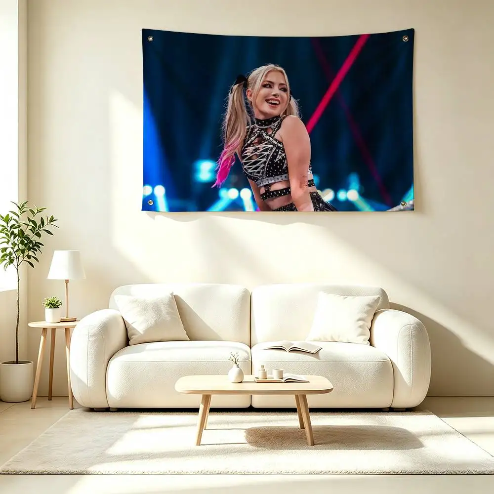D-Dark Arena Alexa Bliss  Flag Suitable For Party Club Outdoor Interior Wall Decoration Banner Fans Gift