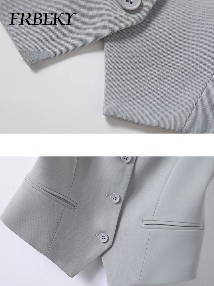 Vests for Women Summer New Suit Small Undershirt Casual Solid Color Outwear Top Korean Fashion Short Section Sleeveless Vest