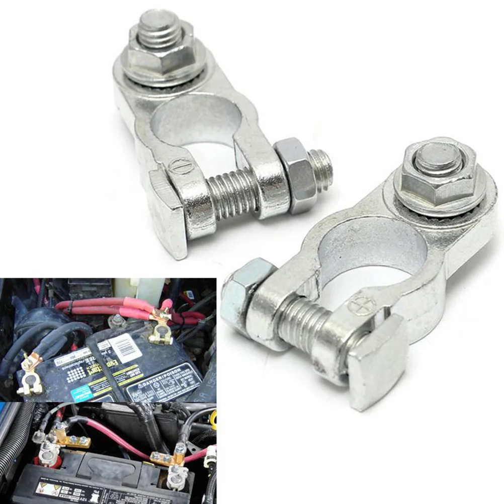 

8pcs 12V Aluminum Alloy Clip Car Terminal Clamp For Truck Replacement Lightweight Universal Car Modification