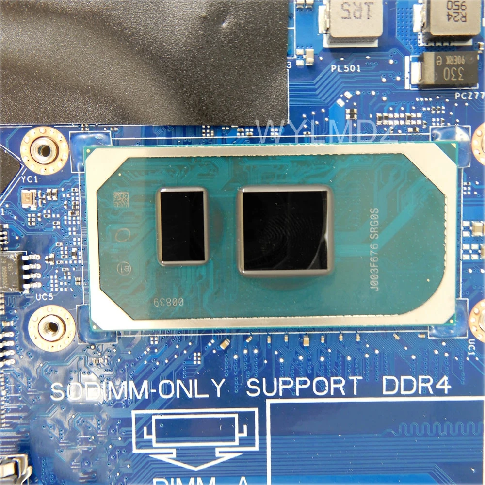 LA-J081P placa-mãe para dell vostro 3401 3501 3491 inspiron 3493 3593 3793 5593 portátil i3 i5 i7-10th gen cpu notebook mainboard