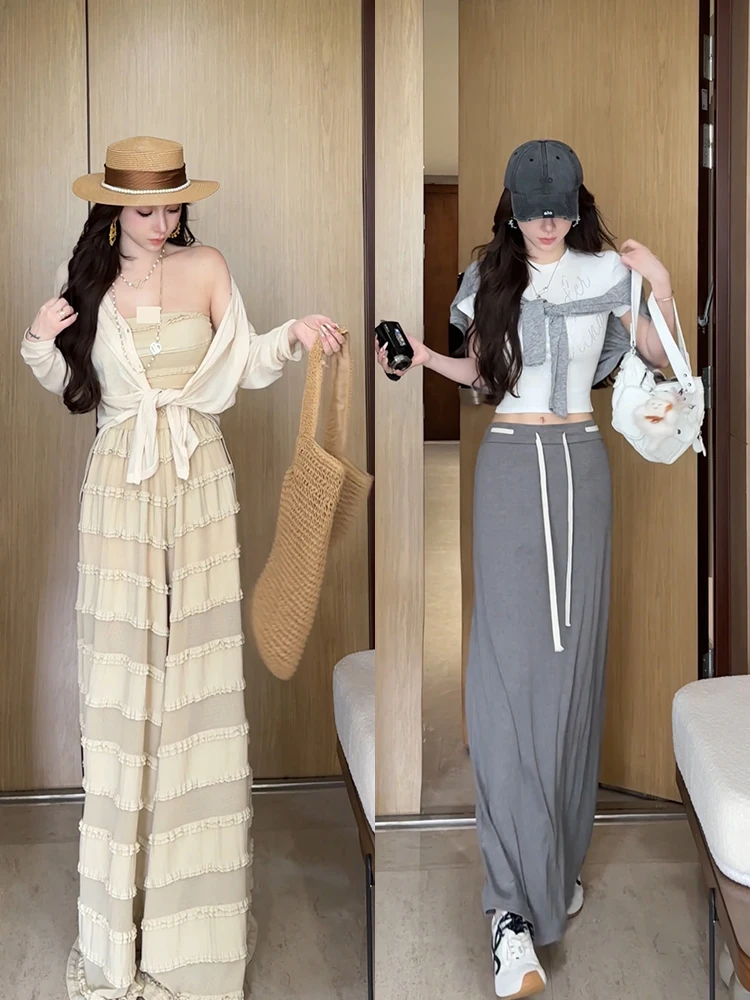 

Летний легкий персиковый кардиган свободного кроя с длинными рукавами, защита от солнца, модный дизайн, непринужденный стиль, смесь полиэстера и хлопка