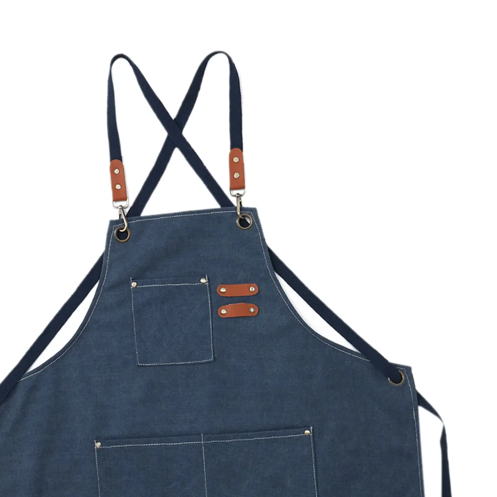 Canvas Work Bib Apron Barista Apron Artist Apron for Kitchen Garden Beauty Shop Farmhouse