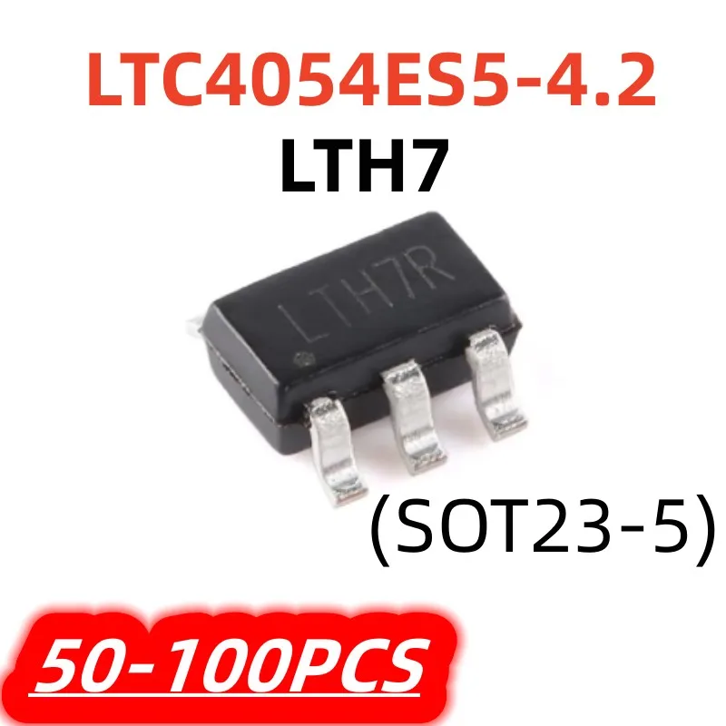 50Pcs/100Pcs LTC4054 LTH7 SOT23-5 LTC4054ES5-4.2 SOT23-5 TP4054 PL4054 SMD New Lithium Battery Charging Chip in stock