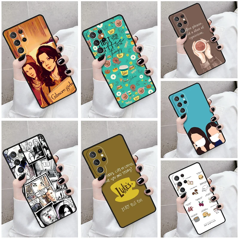 Phone Case For Samsung Galaxy S24 S23 S21fe S22 Ultra Plus Note 10 20 S8 S9 S10 Cover Gilmore Girls Collage Funda