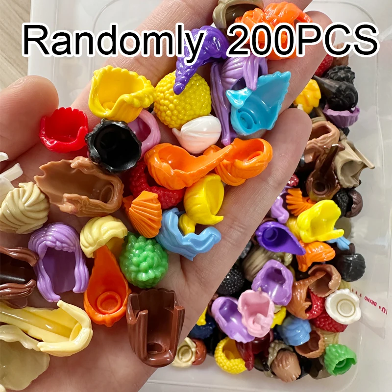 Chapéu formal medieval, capacete de ferreiro, blocos de construção min, acessórios para o corpo de cabelo encaracolado da menina, tijolos moc, brinquedos para crianças