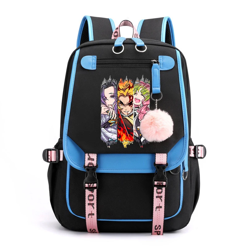 

Laptop Backpack Demon Slayer Anime Backpacks Bags for Teenager Hiking Trekking Bags Grocery Fashion School Bags Demon Slayer