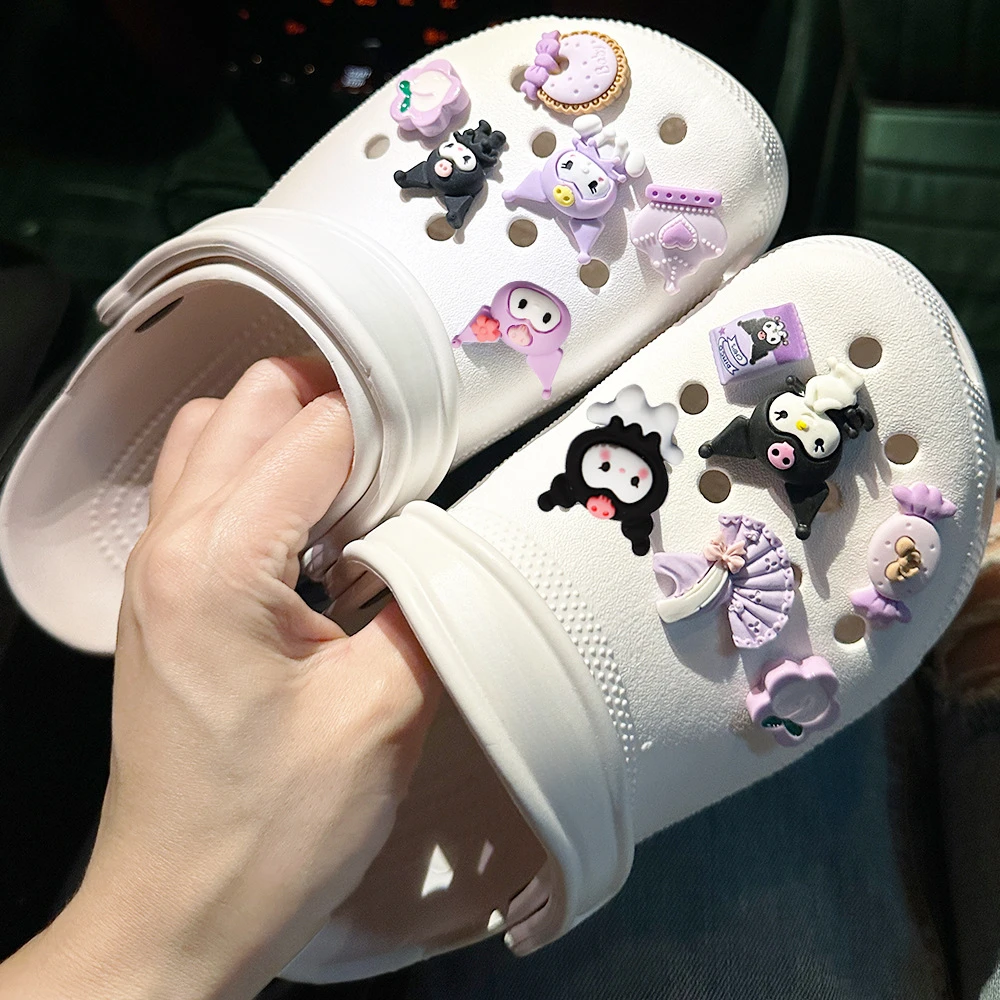 MINISO Kouromi Shoe Charm DIY Shoe Decorations Accessories for Bogg Bag Slides Sandals Clogs Kids Gifts