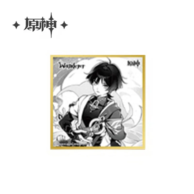 Prévente Sunsyea Genshin Impact Merch officiel miHoYo Original 2026 série JNH Badge poupée papier coloré Wanderer Tartaglia