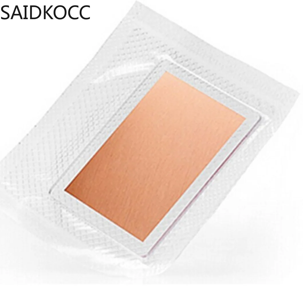 

SAIDKOCC 1x1CM High Quality CVD Method Graphene Film Foil on Copper Substrate Base for Cell Culture Touch Screen Sensor