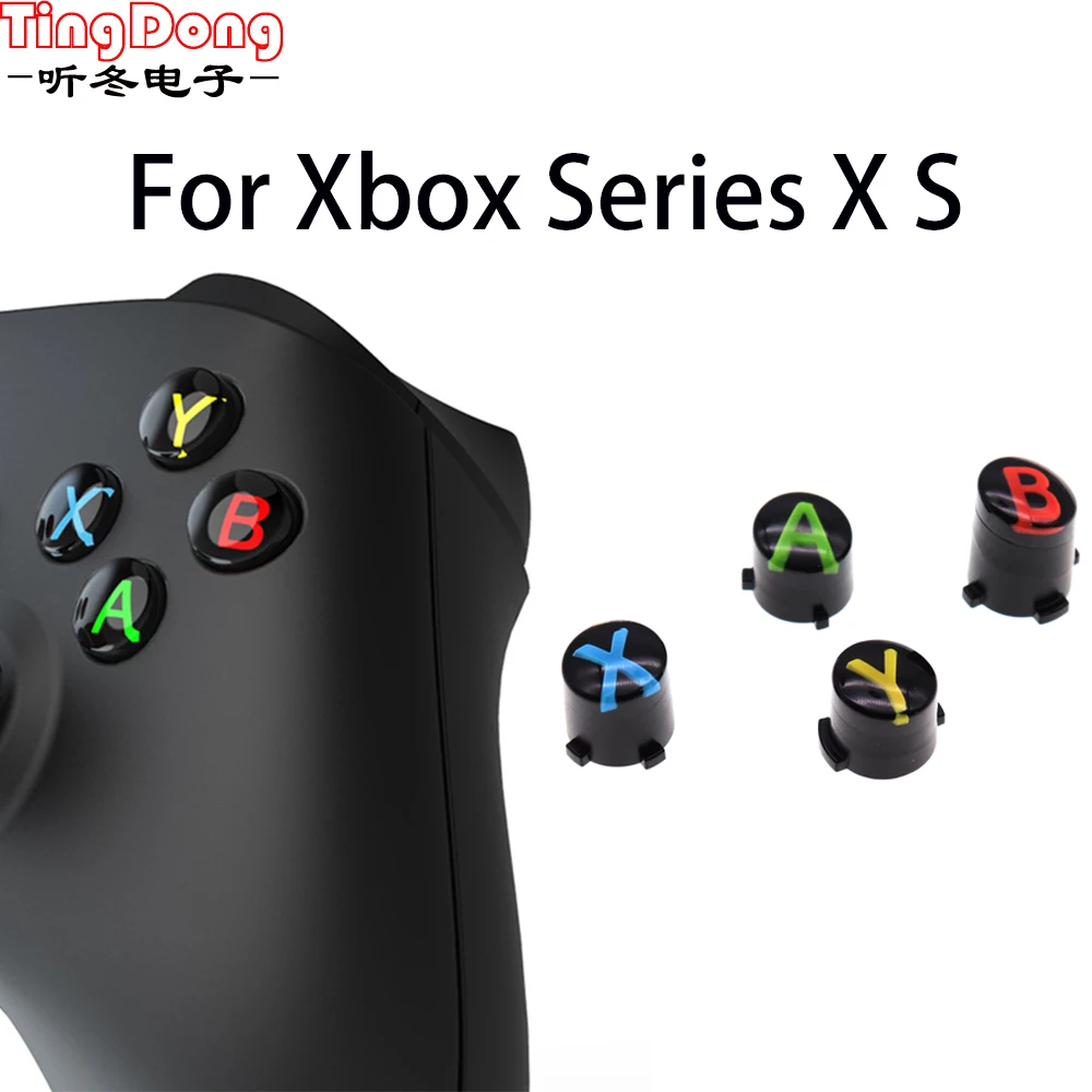 TingDong Replacement button for Xbox Series X/S Controller ABXY Start Back Sync Button Kit View Menu Share Button