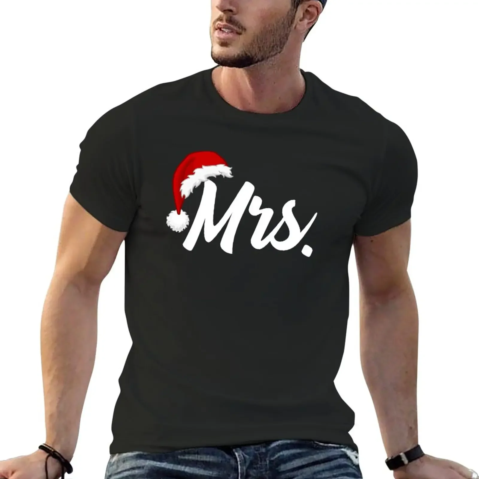 Mrs. Christmas Shirt T-Shirt plain hippie clothes oversized t shirts for men