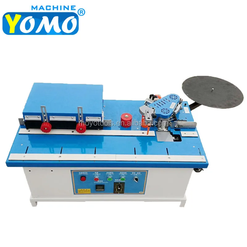

Woodworking Edge Banding Machine With Gluing Trimming Cutting Manual Cabinet Edge Bander 56kg MY70