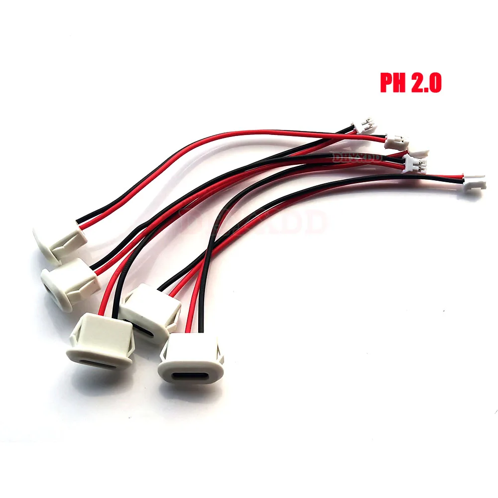 Imagem -05 - Usb tipo c Conector Tipo-c com Fivela de Cartão Fêmea Carregamento Rápido Jack Porto Usb-c Carregador Tomada Lâmpada de Mesa Elíptica 200x