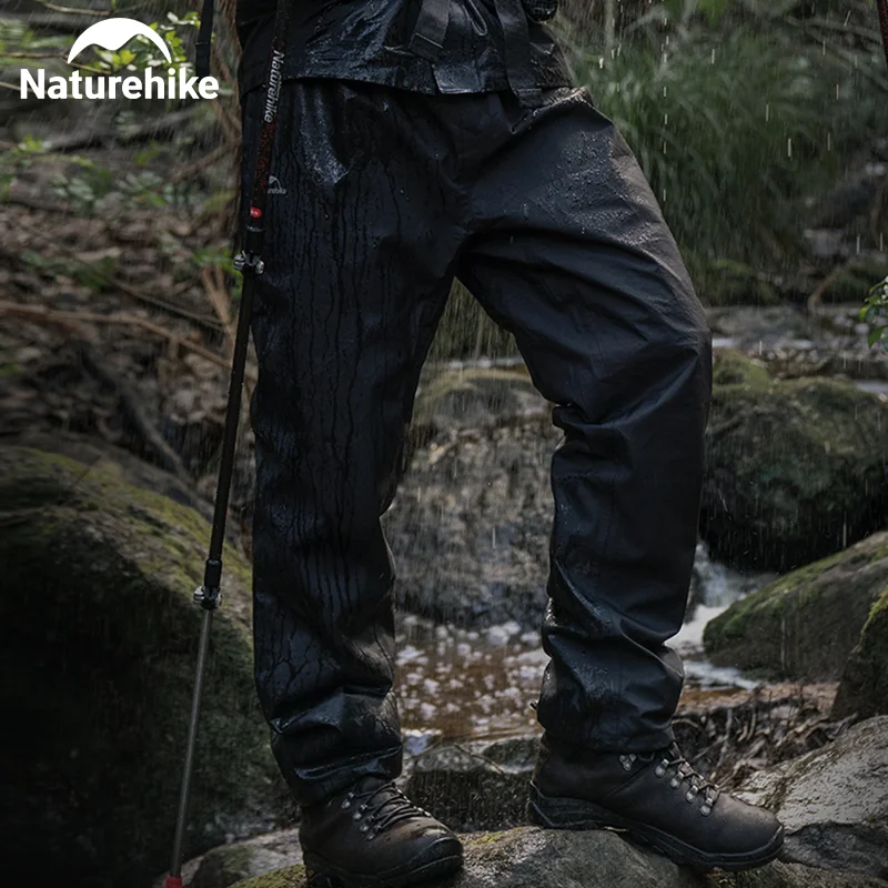 

Naturehike Rainproof Pant Outdoor Portable Hiking Travel Waterproof Breathable Fishing Pants Men Women Windproof Sport Pants