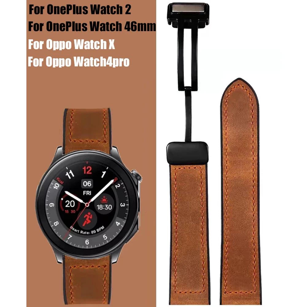 For OnePlus Watch 2 Strap Magnetic Wristband Sport Correa For OnePlus Watch 46mm OPPO Watch X/OPPO Watch 4pro Band Accessories