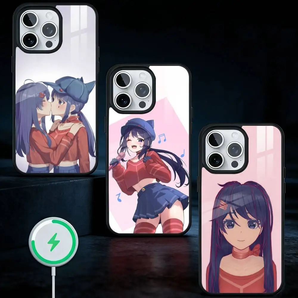 

Game M-MiSide Cute Mita Phone Case For iPhone17,16,15,14,13 Plus,Pro Max Magnetic For Magsafe Wireless Charging