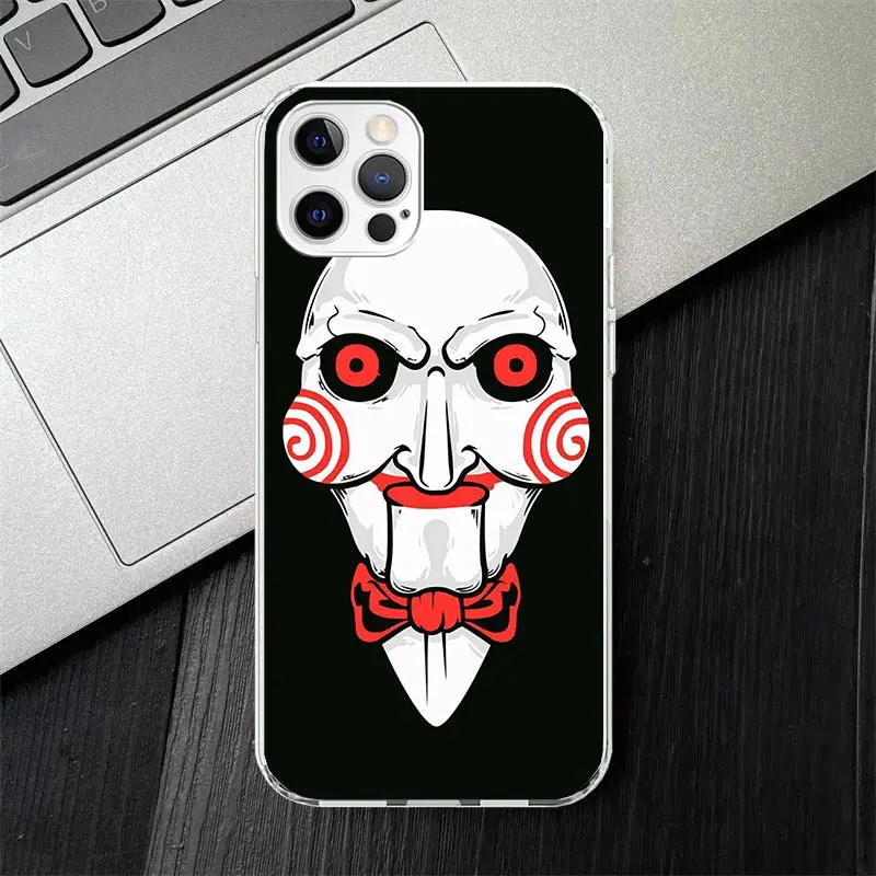 The Jigsaw Killer Horror Soft Silicone Phone Case For Apple iPhone 11 14 15 16 Pro 12 13 Mini XR X XS Max 7 Plus 8 + Fundas Cove