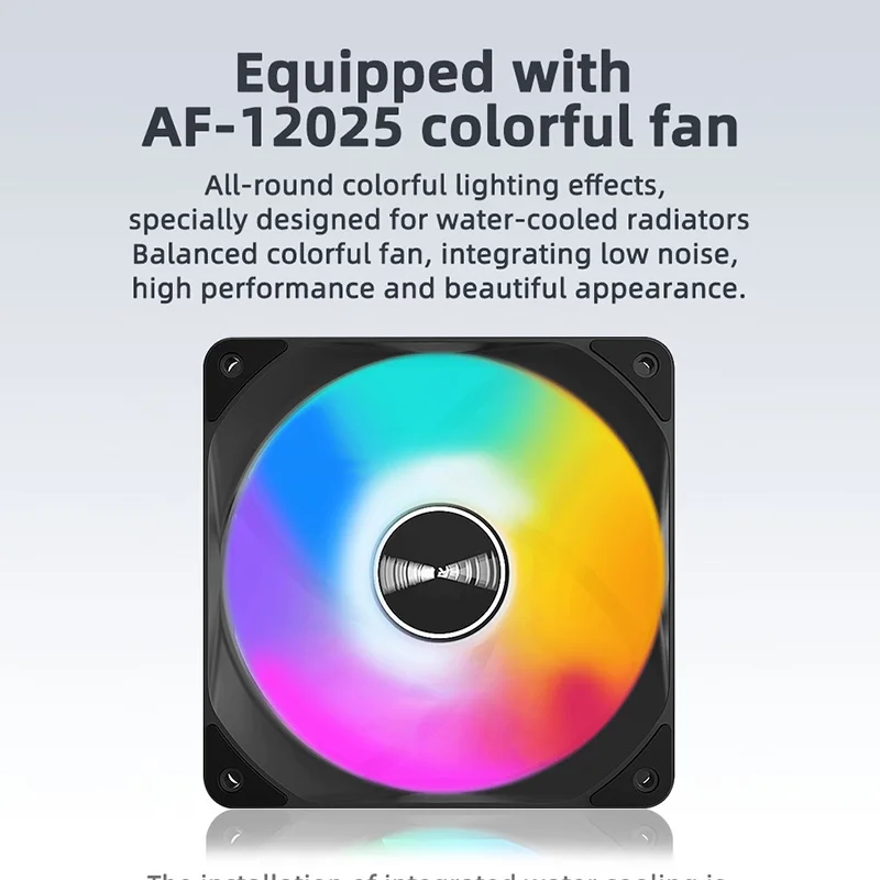 TEUCER AF-S120 Water Cooler 120mm RGB Fan Liquid Heatsink Integrated Radiator Cpu Cooling for Intel LGA115x 1200 1700 2011 image 3