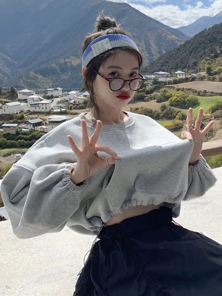 

Женские толстовки, женская одежда, рождественская верхняя одежда с напуском, отложная одежда для очистки, модная одежда с бантом без шляпы, женская шнуровка Y2K