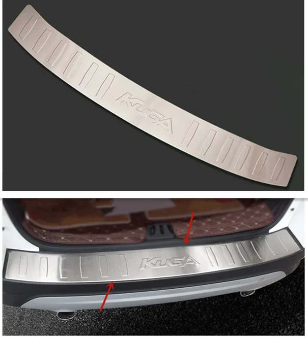 For Ford Kuga 2013-2020 stainless steel car trunk threshold guard plate Welcome pedal anti-scratch protection car accessories